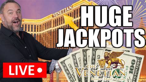 a jackpot at a casino venetian
